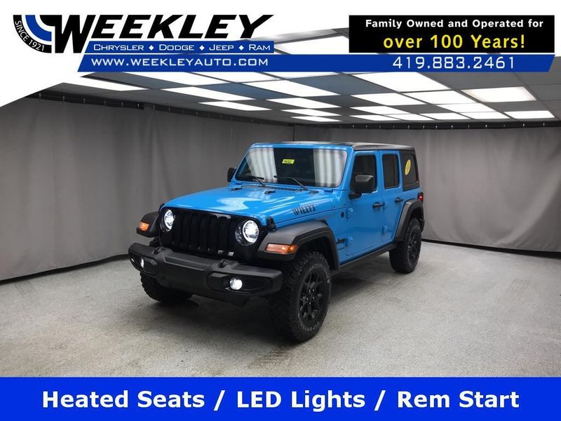 Used 2021 Jeep Wrangler Unlimited WillysImage 1