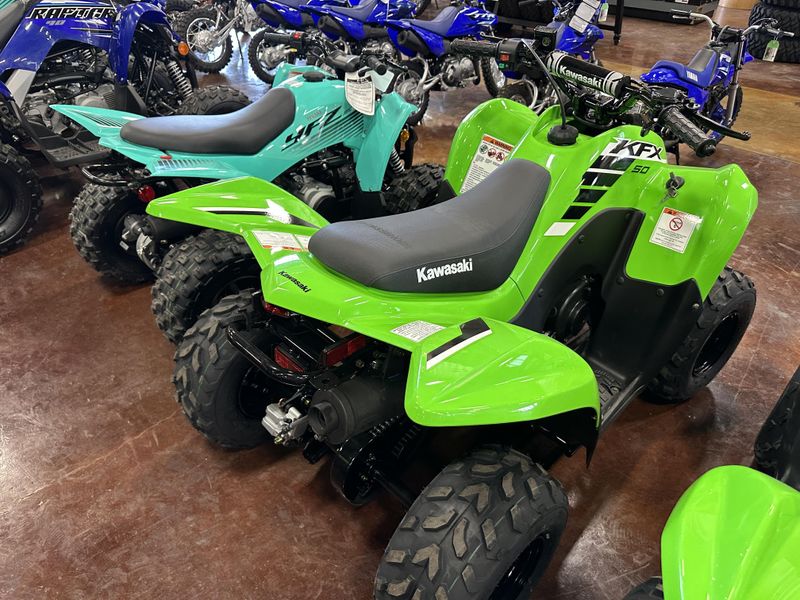 2025 Kawasaki KFX 50 LIME GREENImage 5