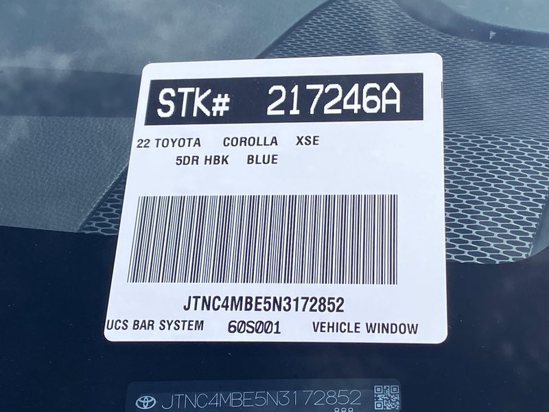 2022 Toyota Corolla Hatchback XSEImage 31