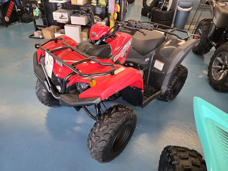 2025 Yamaha GRIZZLY 110 GREY METALLIC AND RED Image 11