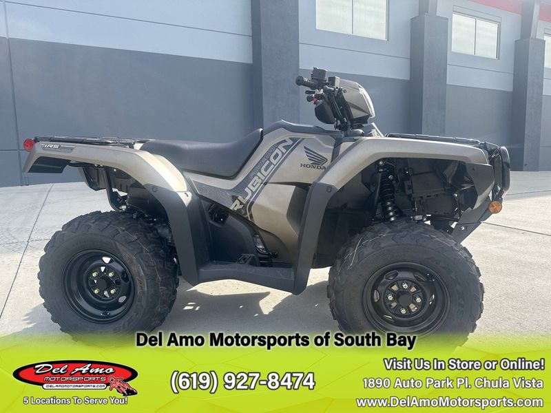 2023 Honda TRX520FM6LP  in a MATTE FORGED BRONZE exterior color. Del Amo Motorsports of South Bay (619) 547-1937 delamomotorsports.com 