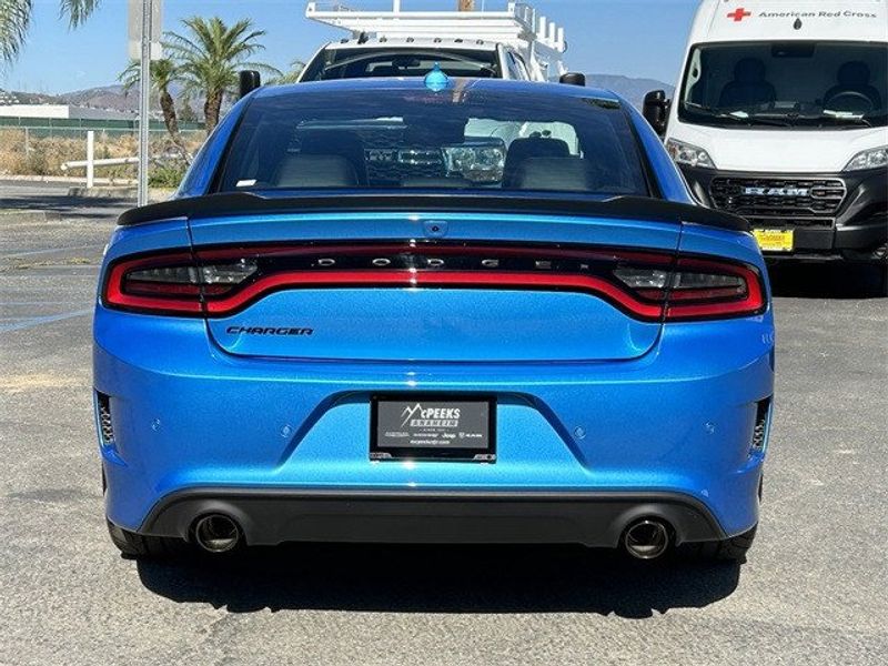 2023 Dodge Charger Super Bee in a B5 Blue exterior color and Carboninterior. McPeek