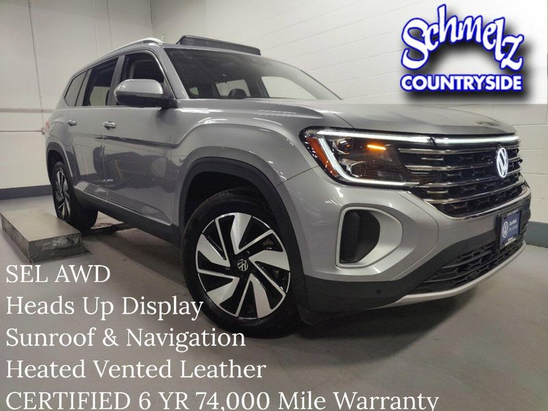 2024 Volkswagen Atlas SEL 4-Motion AWD w/Sunroof & NavImage 1