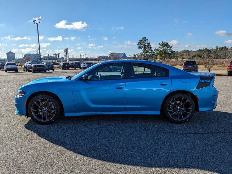 2023 Dodge Charger R/T in a B5 Blue exterior color and Blackinterior. South Georgia CDJR 229-443-1466 southgeorgiacdjr.com 