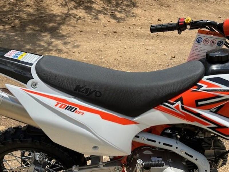 New 2025 KAYO TD110 EFI WHITE Image 12