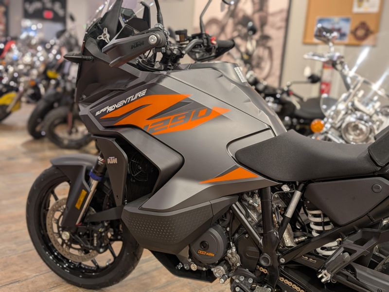 2023 KTM 1290 Super Adventure  in a Grey / Black exterior color. Pitt Cycles (724) 779-1901 pixelmotiondemo.com 