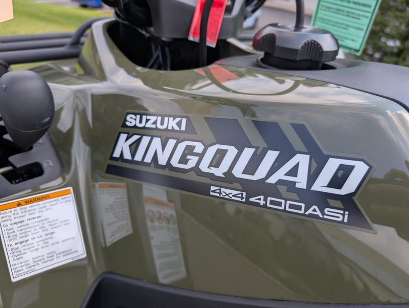 2025 Suzuki KINGQUAD 400ASiImage 3
