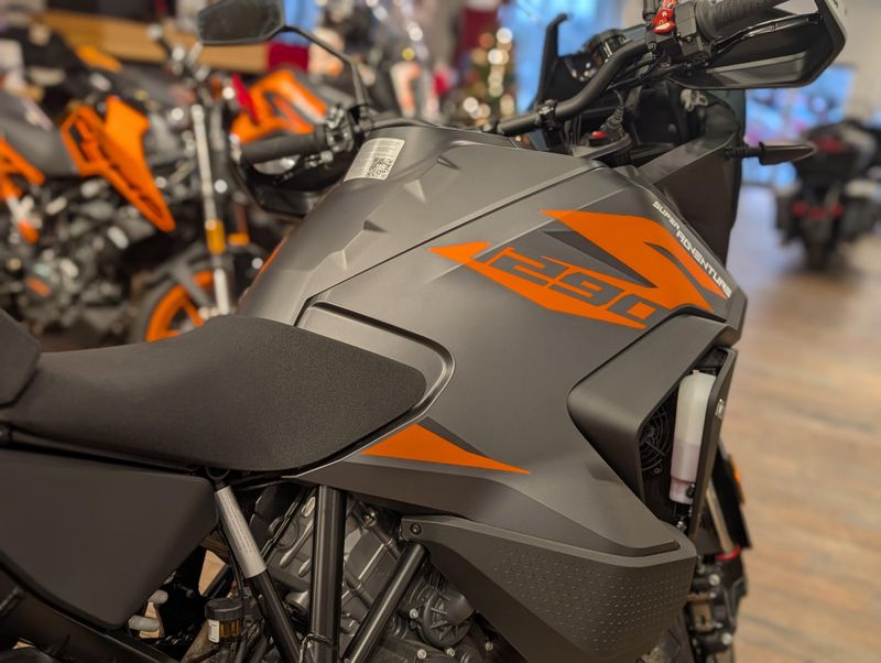 2023 KTM 1290 Super Adventure  in a Grey / Black exterior color. Pitt Cycles (724) 779-1901 pixelmotiondemo.com 