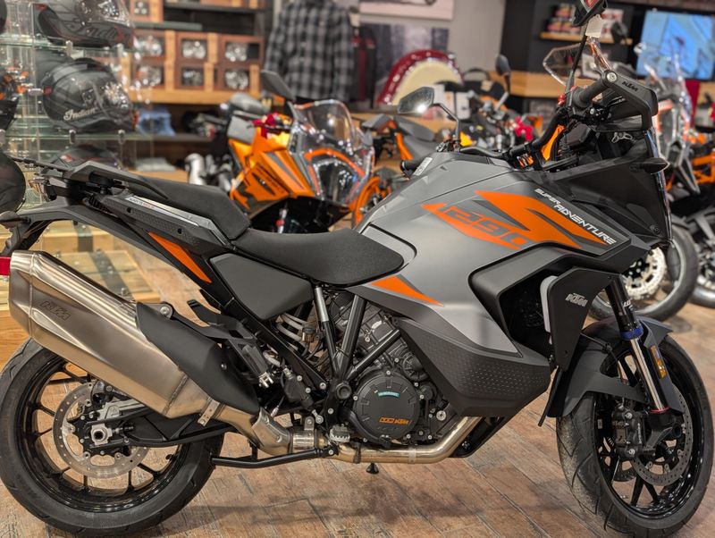 2023 KTM 1290 Super Adventure  in a Grey / Black exterior color. Pitt Cycles (724) 779-1901 pixelmotiondemo.com 