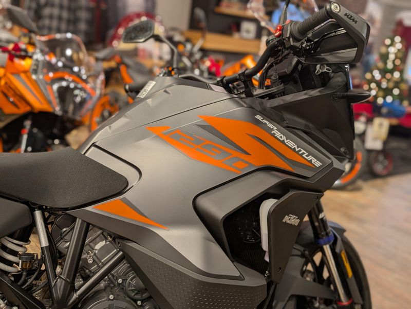 2023 KTM 1290 Super Adventure  in a Grey / Black exterior color. Pitt Cycles (724) 779-1901 pixelmotiondemo.com 