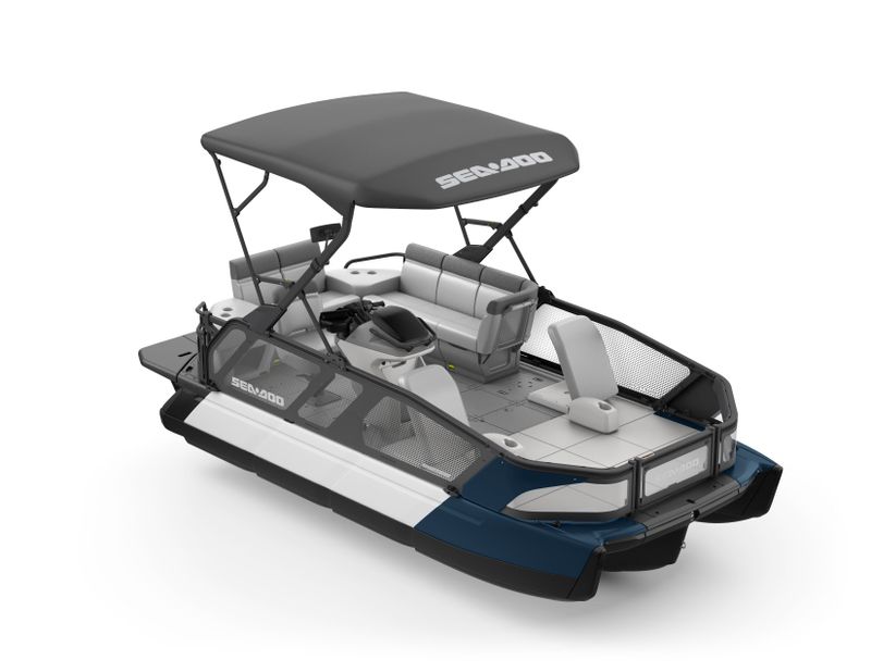 2023 Seadoo PB SWT SPORT 18 230 CAT BE 23  in a Caribean Blue exterior color. Central Mass Powersports (978) 582-3533 centralmasspowersports.com 