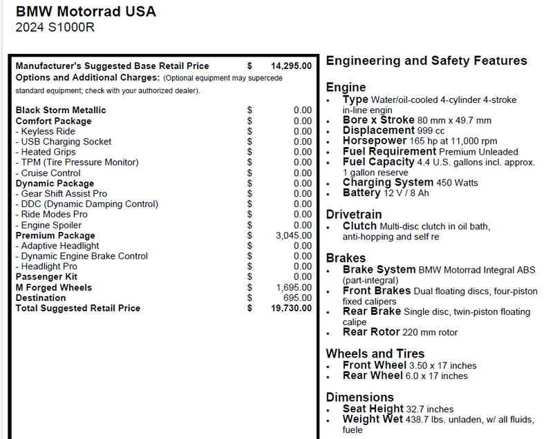 2024 BMW S 1000 RImage 3