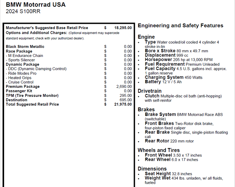 2024 BMW S 1000 RRImage 5