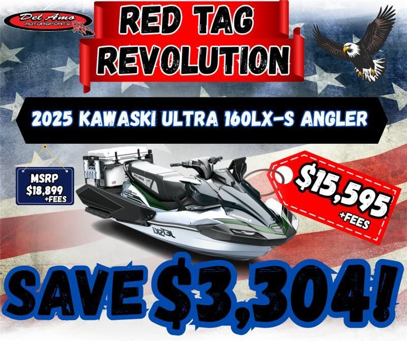 New 2025 Kawasaki JET SKI ULTRA 160LX-S ANGLER Image 1