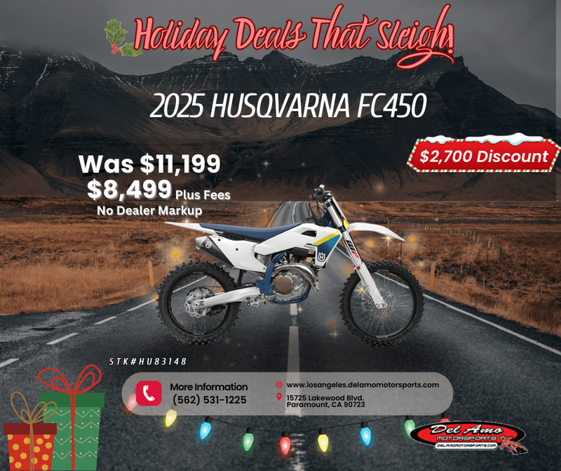 New 2025 Husqvarna FC 450 Image 1