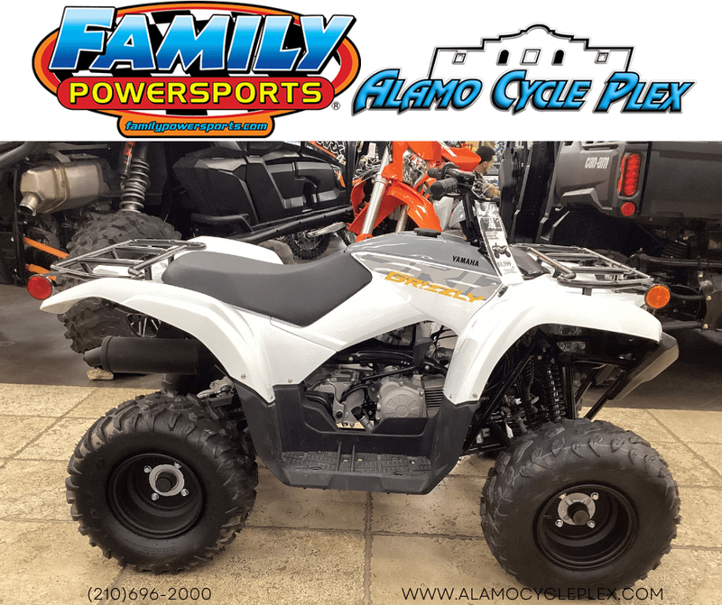 2024 Yamaha GRIZZLY 90 WHITE AND ARMOR GRAYImage 1