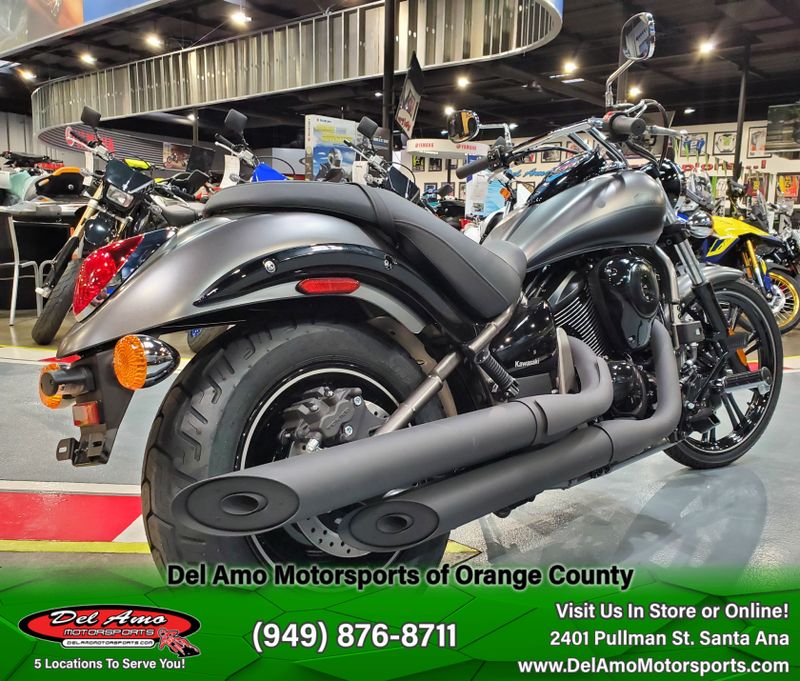 2024 Kawasaki VN900FRFAL-GY1  in a METALLIC MATTE DARK GRAY/METALLIC FLAT SPARK BLACK exterior color. Del Amo Motorsports of Orange County (949) 416-2102 delamomotorsports.com 