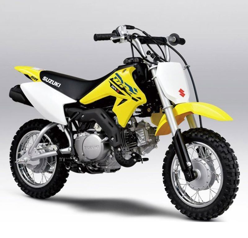 2022 Suzuki DR-Z50M2  in a Yellow exterior color. Legacy Powersports 541-663-1111 legacypowersports.net 