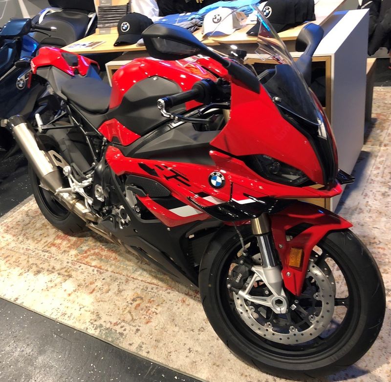 2023 BMW S 1000 RR in a RACING RED exterior color. Pitt Cycles (724) 779-1901 pixelmotiondemo.com 