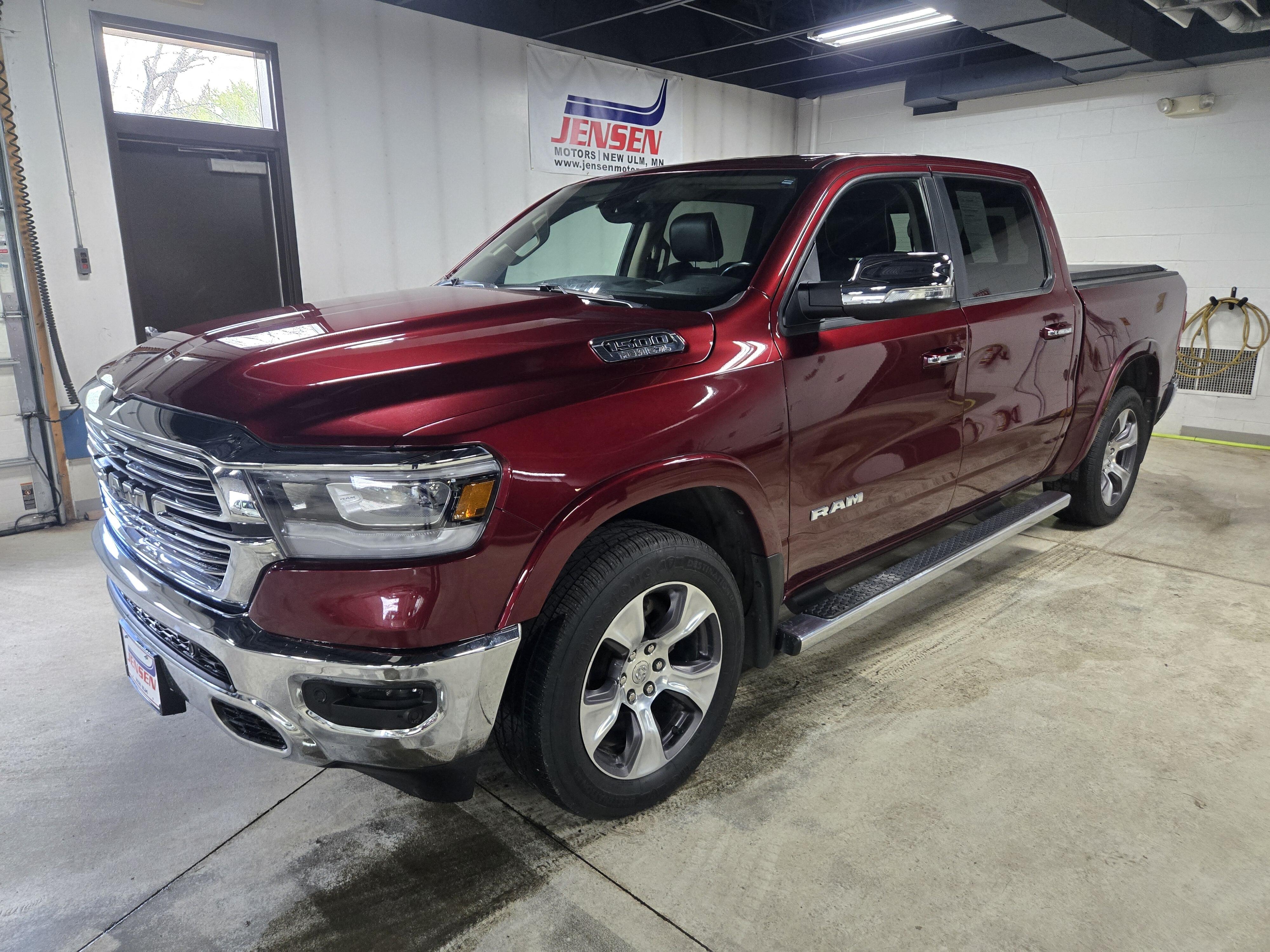 Used 2019 RAM Ram 1500 Pickup Laramie with VIN 1C6SRFJT0KN513742 for sale in New Ulm, Minnesota