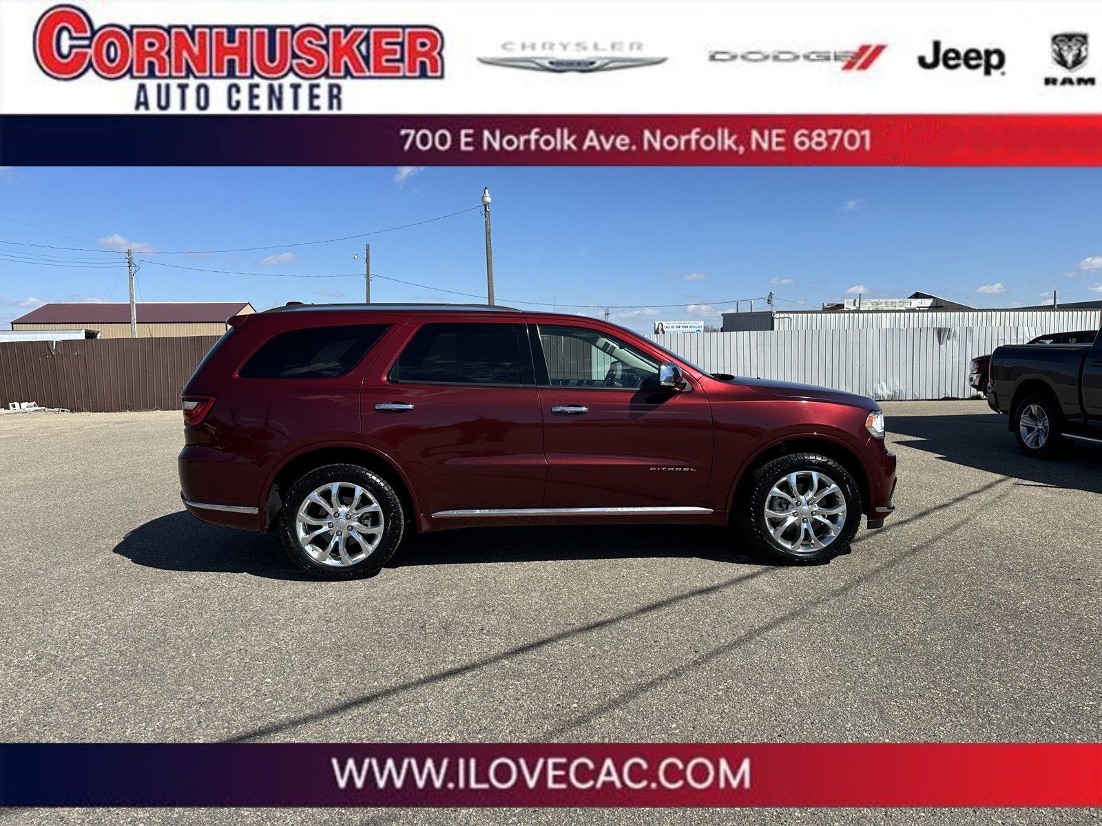 Used 2018 Dodge Durango Citadel with VIN 1C4SDJETXJC317287 for sale in Norfolk, NE