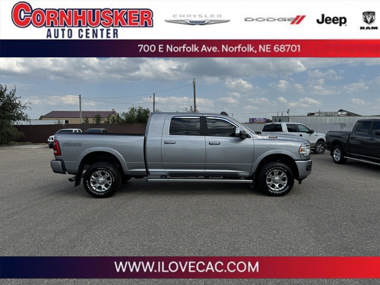 Used 2020 RAM Ram 2500 Pickup Laramie with VIN 3C6UR5NLXLG280900 for sale in Norfolk, NE