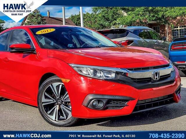 Used 2017 Honda Civic EX-T with VIN 2HGFC1F30HH641778 for sale in Glenview, IL