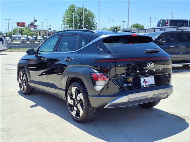 Used 2024 Hyundai Kona Limited with VIN KM8HE3A30RU122440 for sale in Huntsville, TX