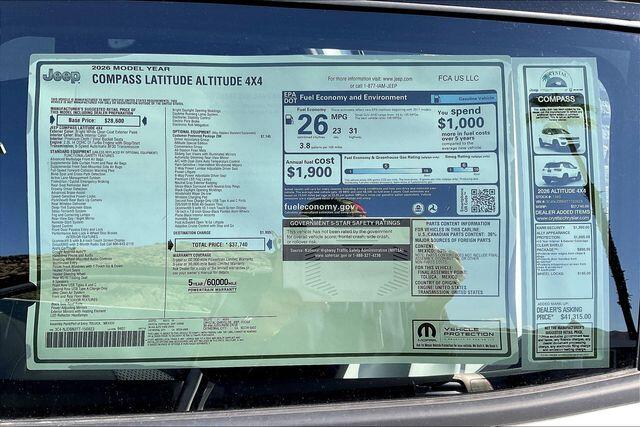 2026 Jeep Compass Altitude Special Edition - Photo 16
