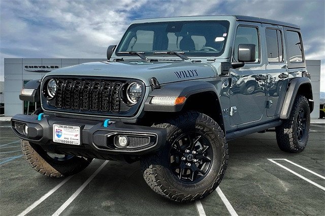 Used 2024 Jeep Wrangler 4xe Willys 4XE with VIN 1C4RJXN66RW163496 for sale in Cathedral City, CA