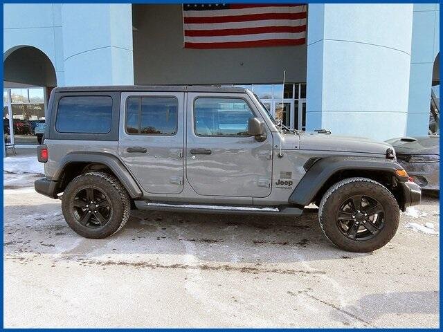 Certified 2021 Jeep Wrangler Unlimited Altitude with VIN 1C4HJXDN0MW706550 for sale in New Britain, CT