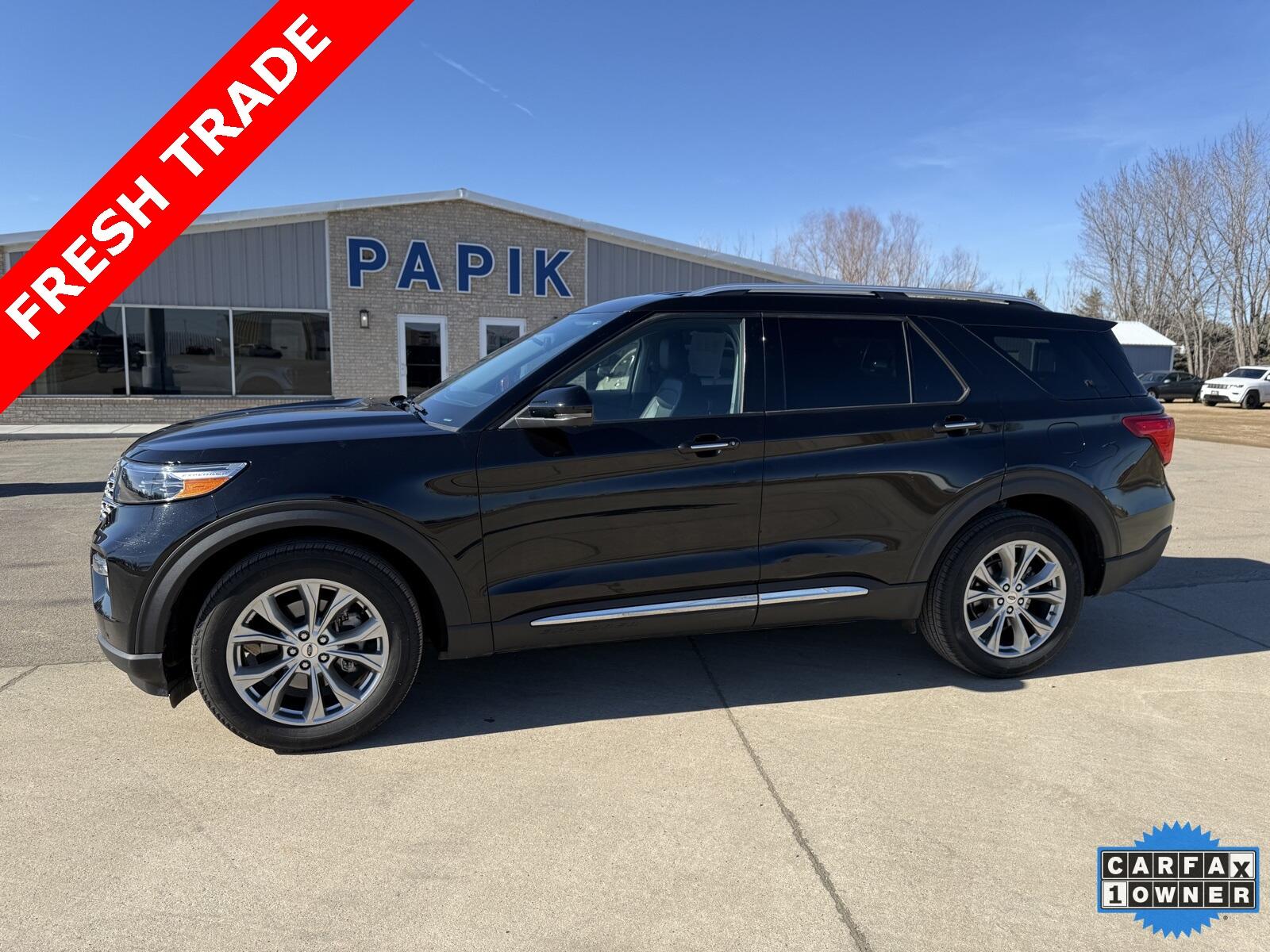 Used 2023 Ford Explorer Limited with VIN 1FMSK8FH8PGA30178 for sale in Luverne, Minnesota