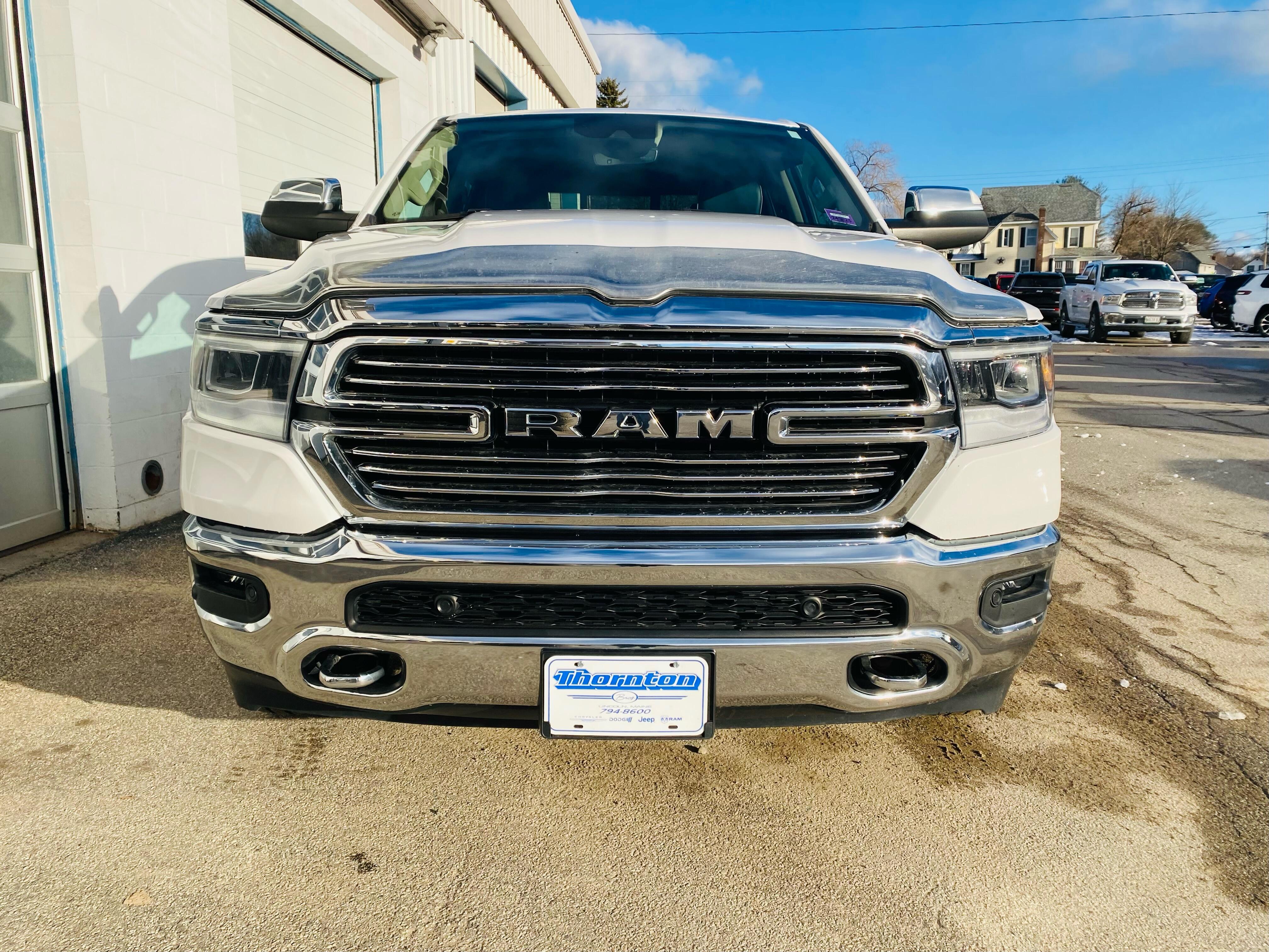 Certified 2021 RAM Ram 1500 Pickup Laramie with VIN 1C6SRFRMXMN565346 for sale in Lincoln, ME