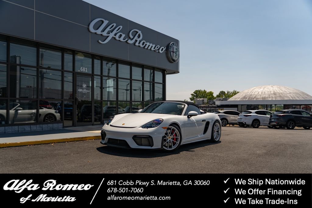 Used 2022 Porsche 718 Spyder with VIN WP0CC2A81NS235538 for sale in Marietta, GA