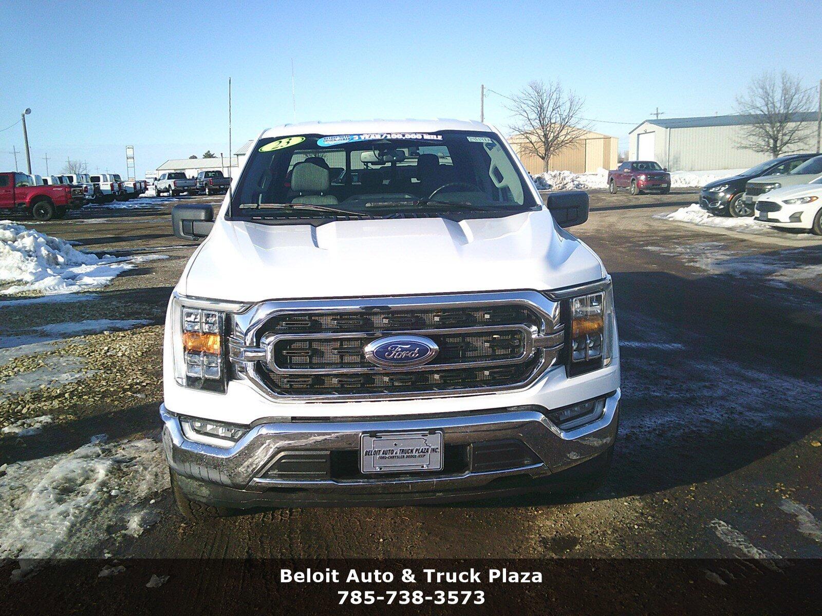 Used 2023 Ford F-150 XLT with VIN 1FTFW1E81PKE38442 for sale in Beloit, KS