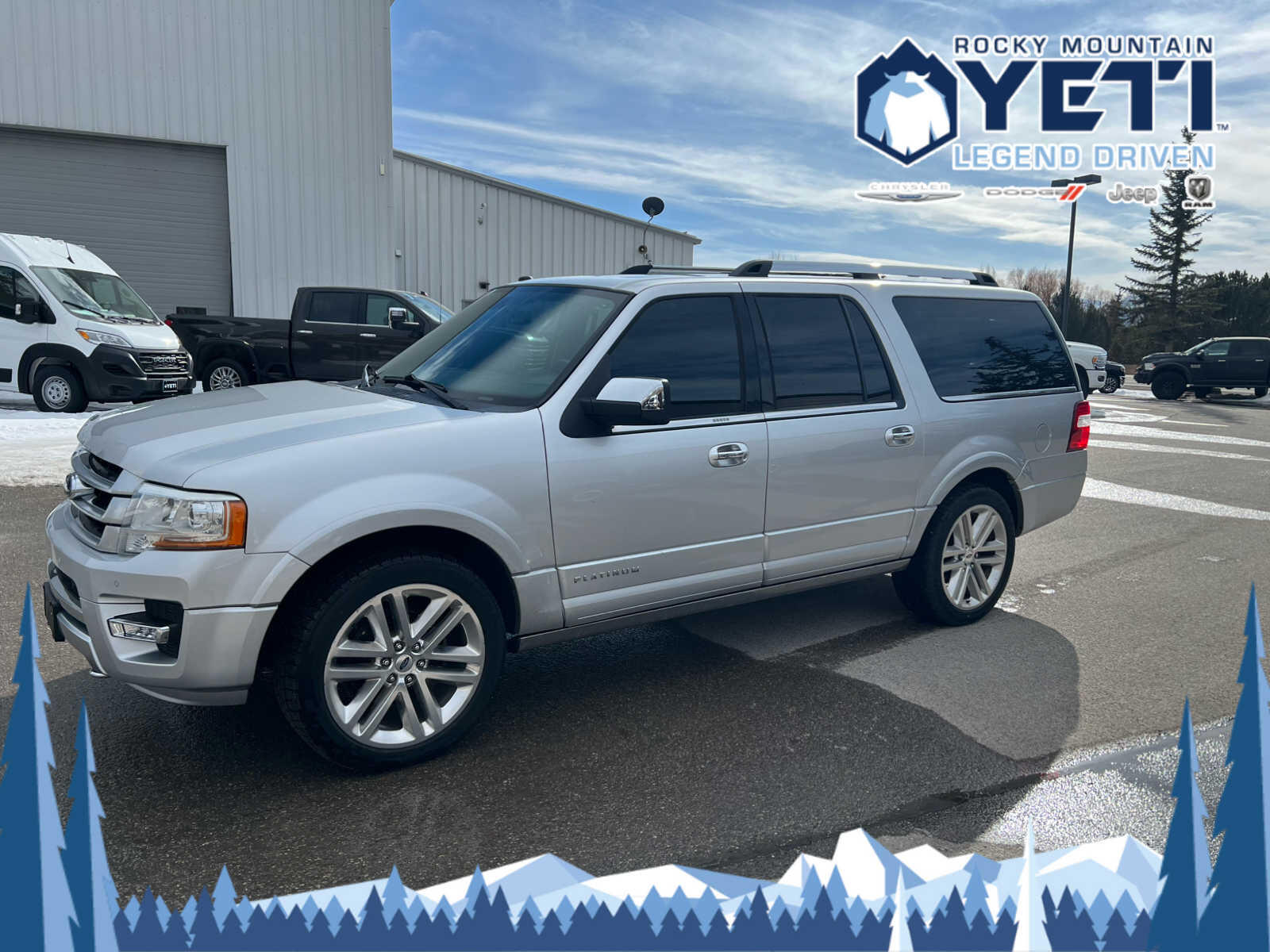 Used 2017 Ford Expedition Platinum with VIN 1FMJK1MT4HEA26054 for sale in Jackson, WY