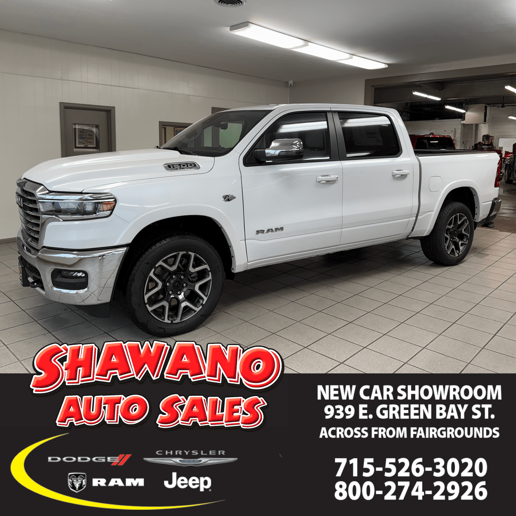 2027 RAM 1500 1500 Laramie Crew Cab 4x4 5'7' Box