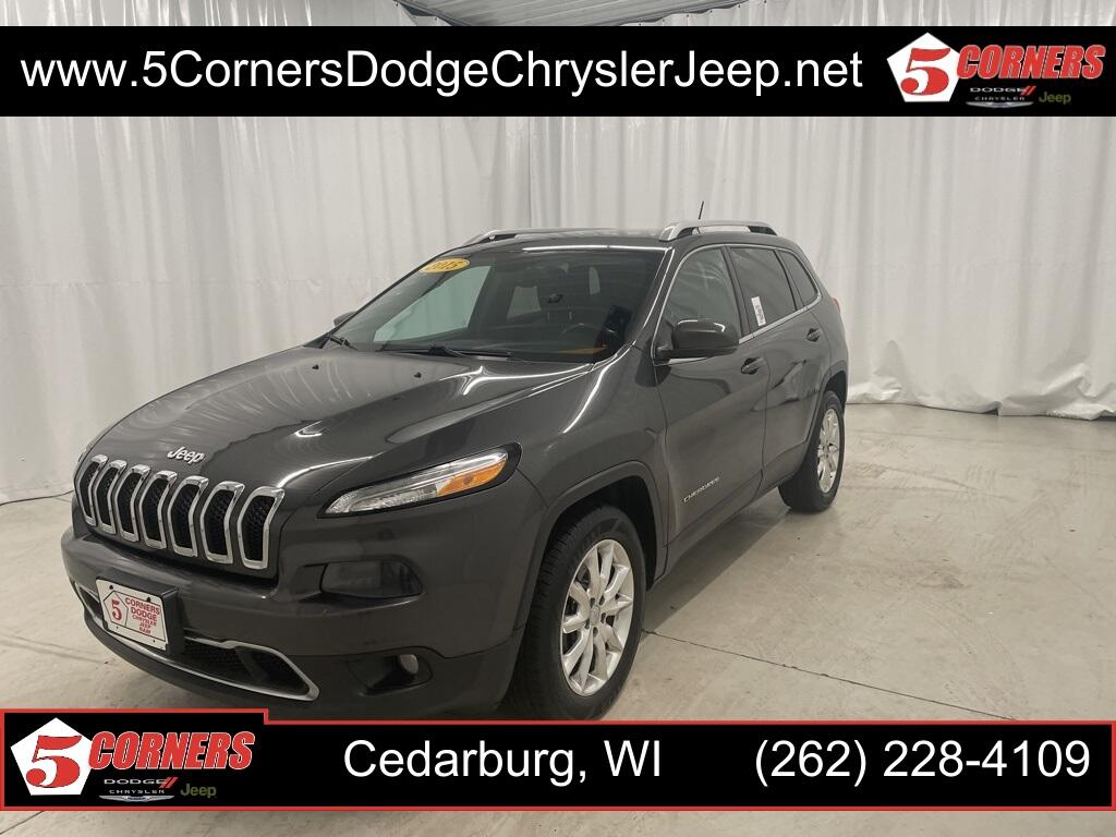 Used 2015 Jeep Cherokee Limited with VIN 1C4PJMDS6FW790201 for sale in Cedarburg, WI