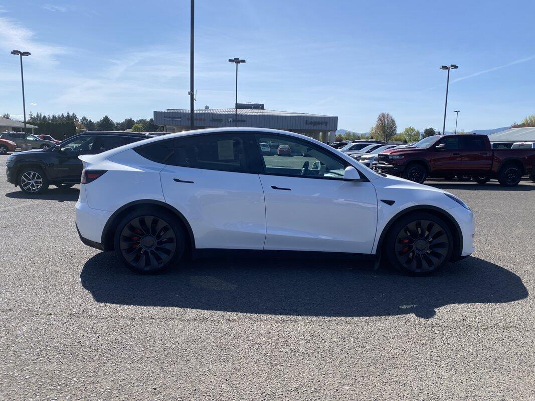Used 2021 Tesla Model Y Performance with VIN 5YJYGDEF1MF301130 for sale in Island City, OR