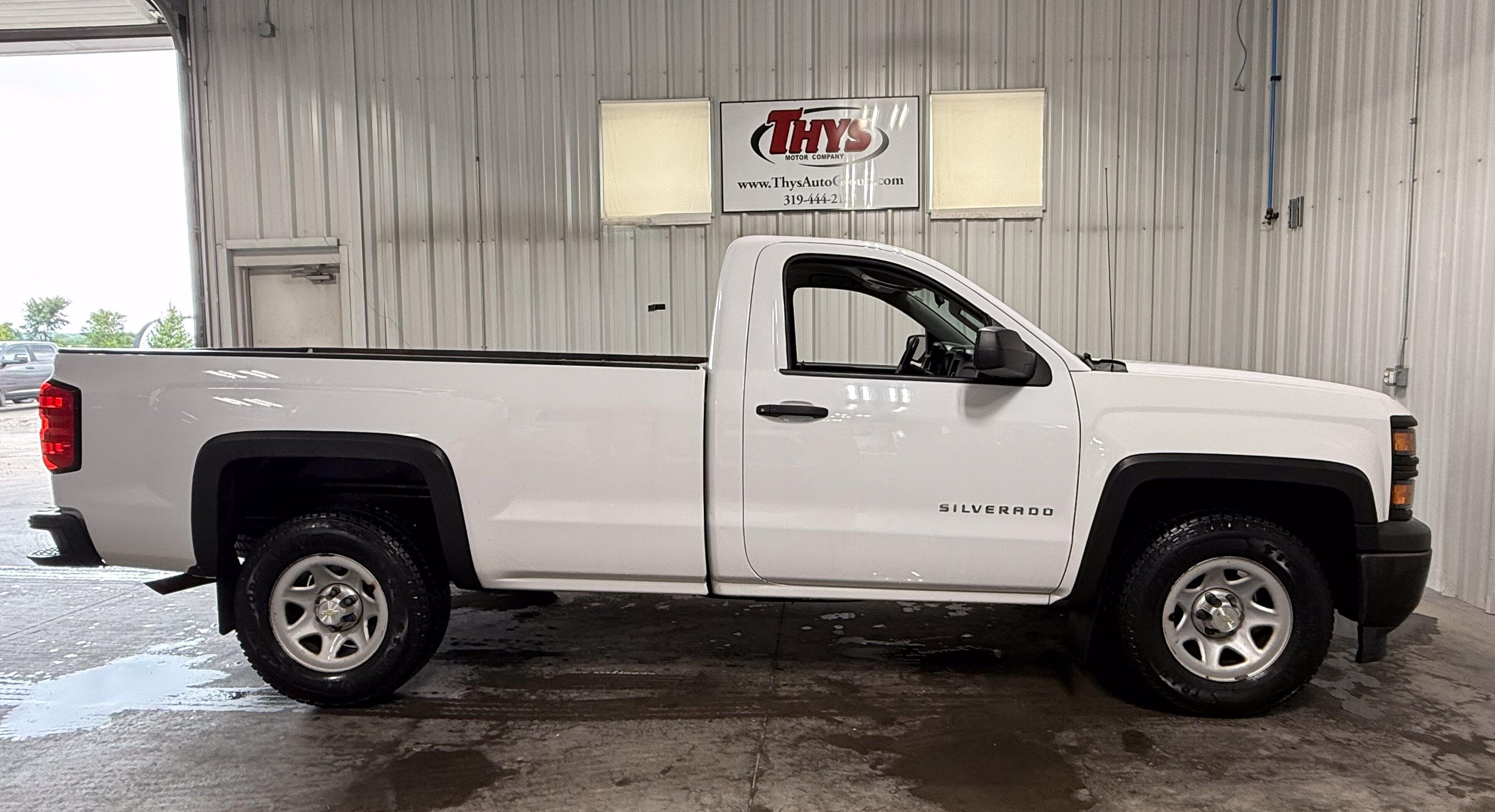 Used 2014 Chevrolet Silverado 1500 Work Truck 2WT with VIN 1GCNCPEC9EZ376191 for sale in Belle Plaine, IA