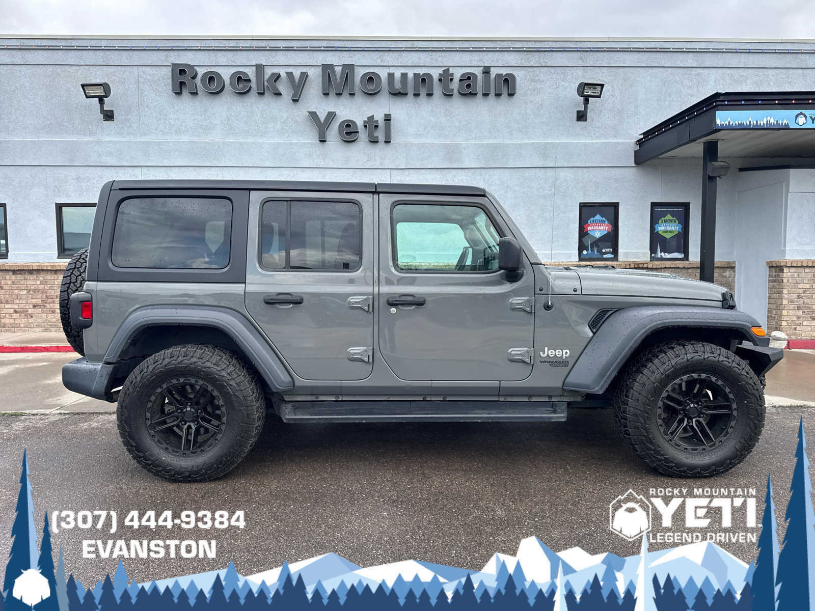 Used 2019 Jeep Wrangler Unlimited Sport S with VIN 1C4HJXDN5KW573555 for sale in Jackson, WY
