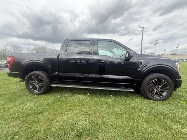 Used 2021 Ford F-150 Lariat with VIN 1FTFW1E51MFB56649 for sale in Angola, IN