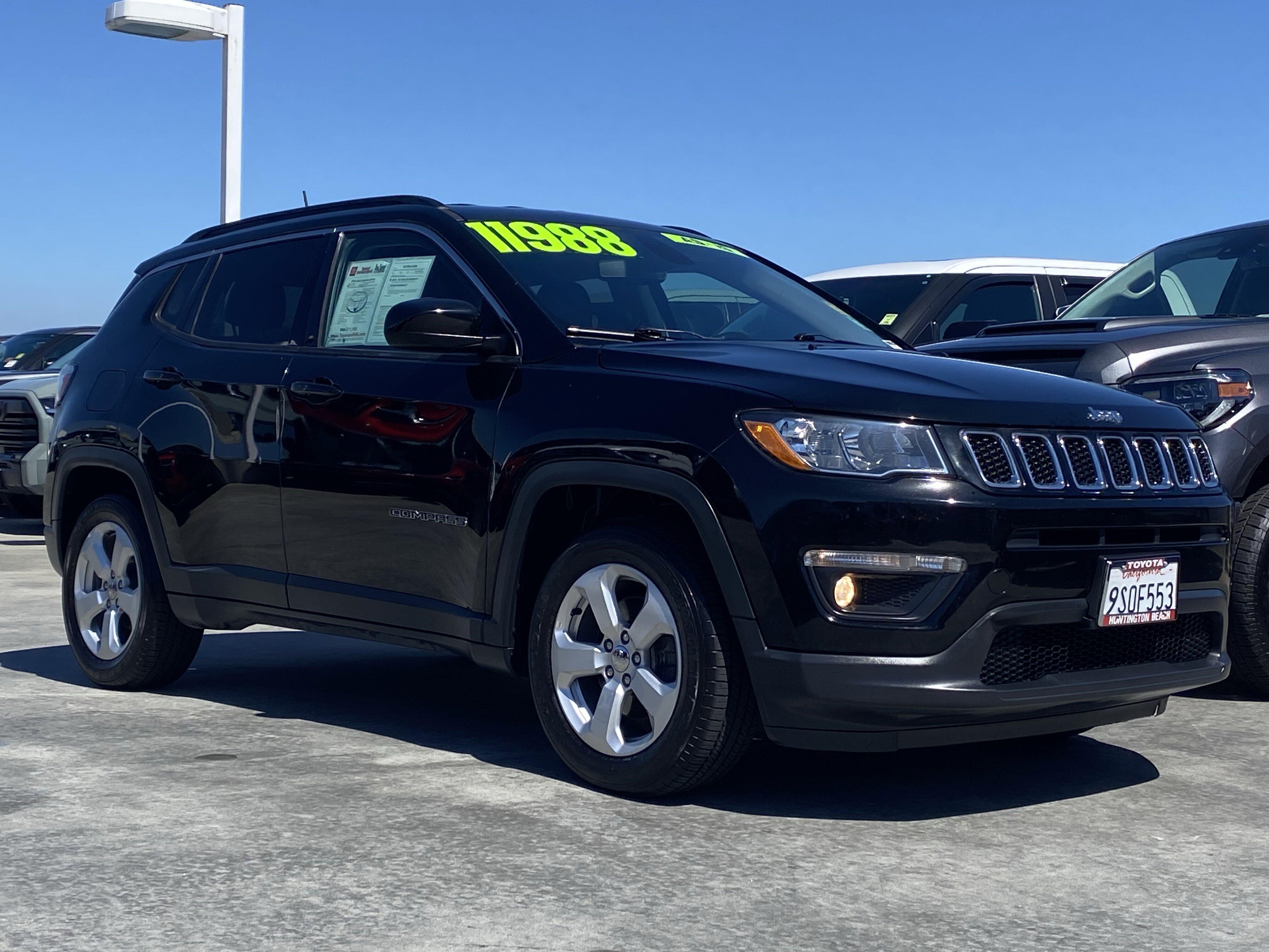 Used 2019 Jeep Compass Latitude with VIN 3C4NJCBBXKT726702 for sale in Huntington Beach, CA