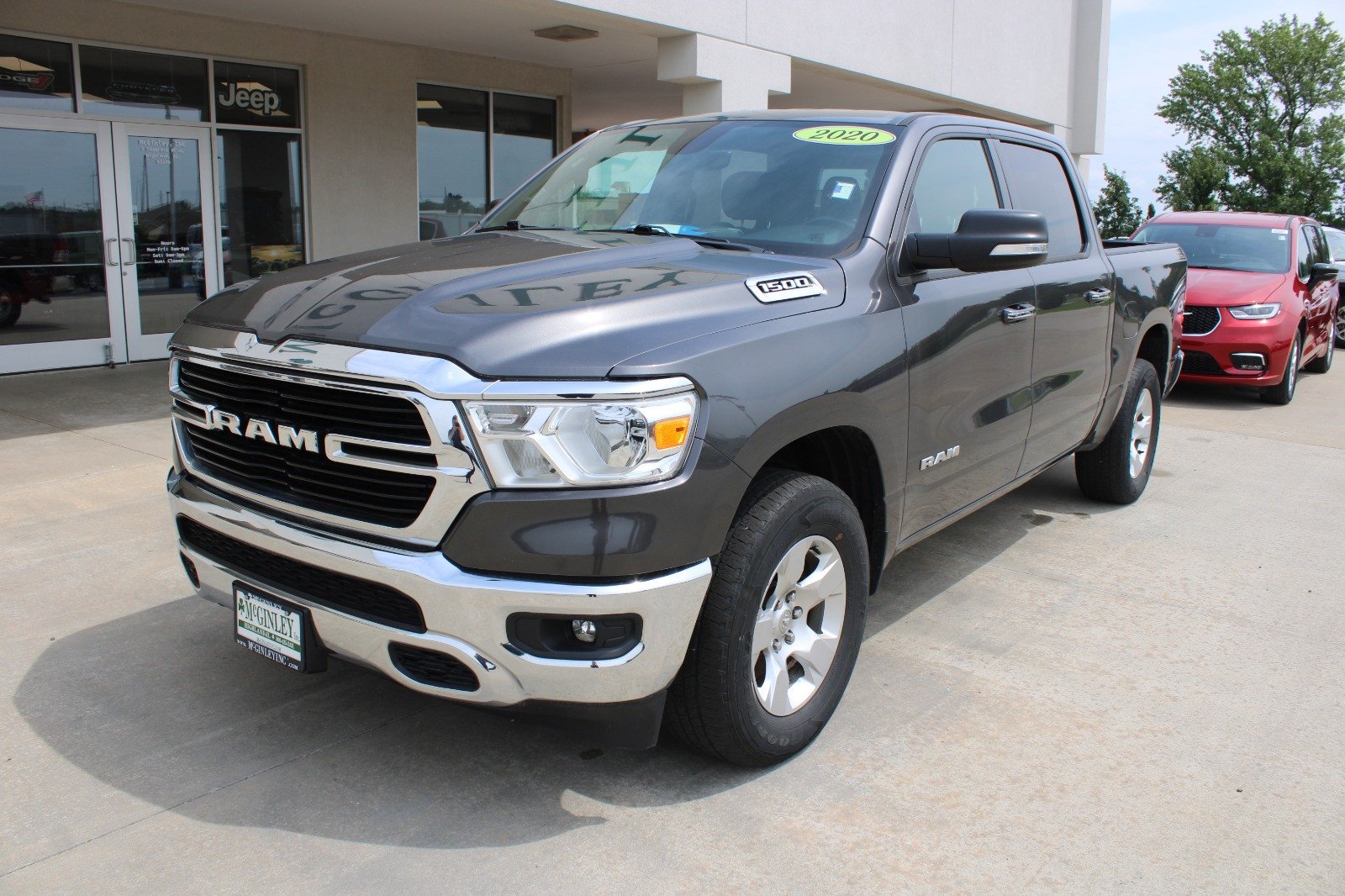 Certified 2020 RAM Ram 1500 Pickup Big Horn/Lone Star with VIN 1C6RRFFG5LN334950 for sale in Highland, IL