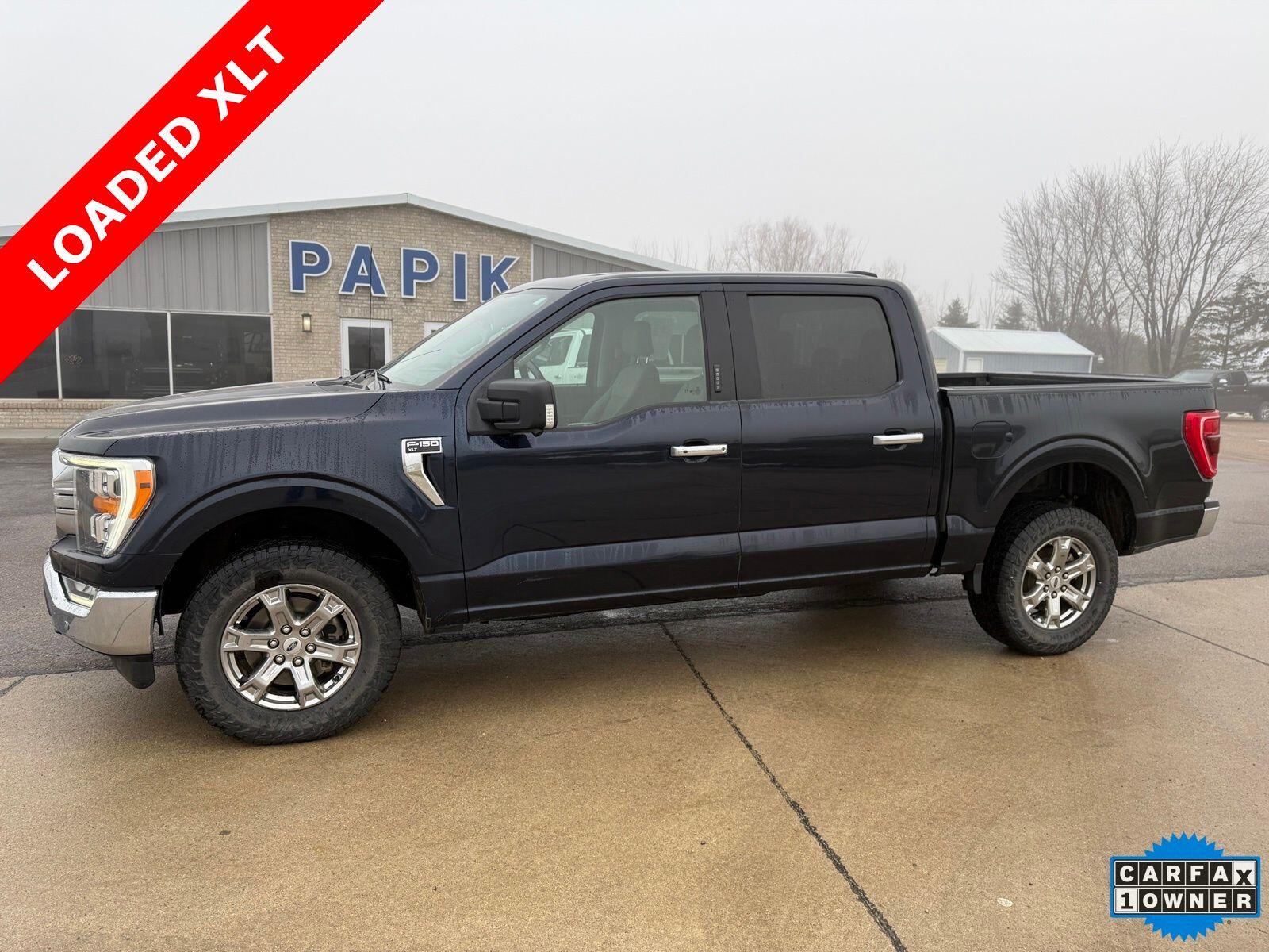 Used 2022 Ford F-150 XLT with VIN 1FTFW1E80NFA86220 for sale in Luverne, Minnesota