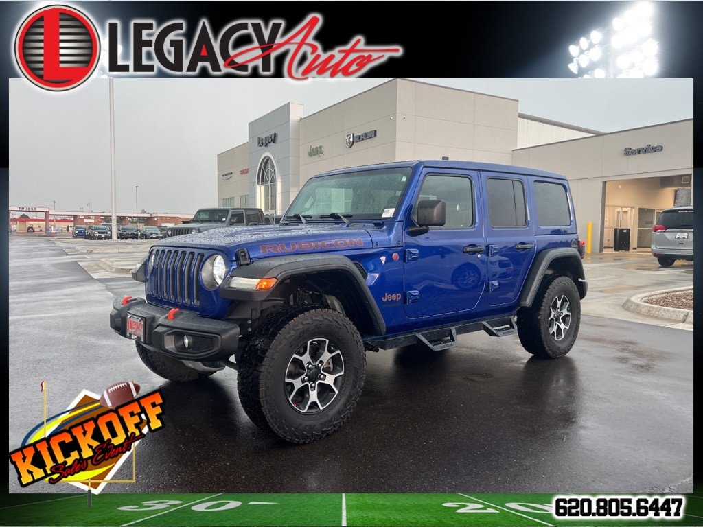 Used 2020 Jeep Wrangler Unlimited Rubicon with VIN 1C4JJXFM5LW272629 for sale in Garden City, KS