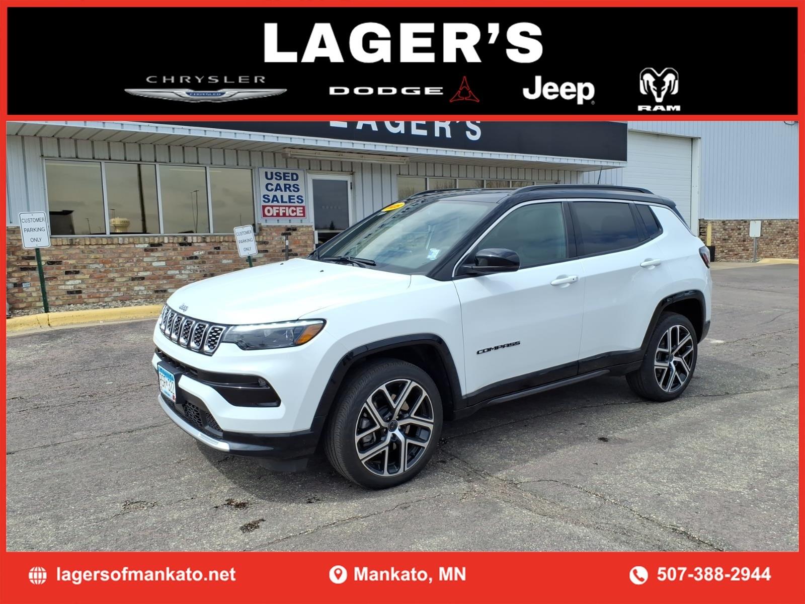 Used 2025 Jeep Compass Limited with VIN 3C4NJDCN4ST500847 for sale in Mankato, Minnesota