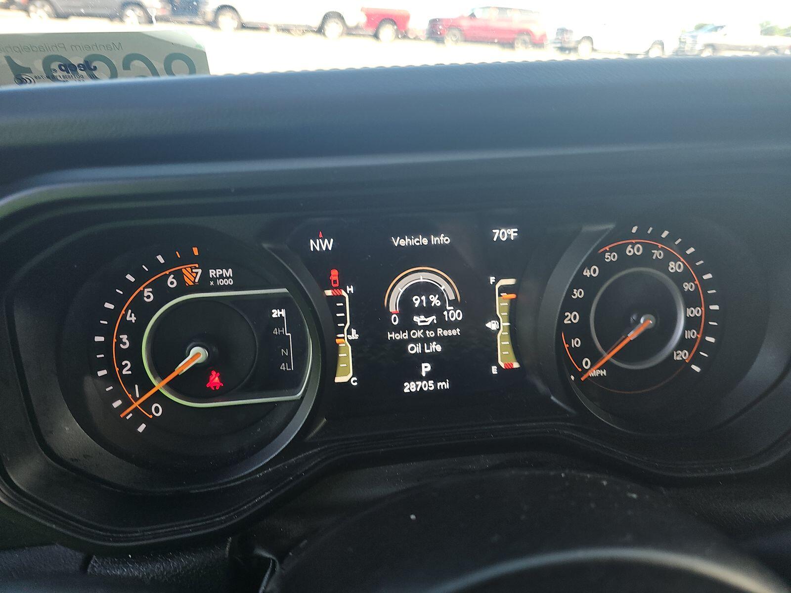 Used 2025 Jeep Gladiator High Tide with VIN 1C6PJTAG5SL537853 for sale in New Ulm, Minnesota