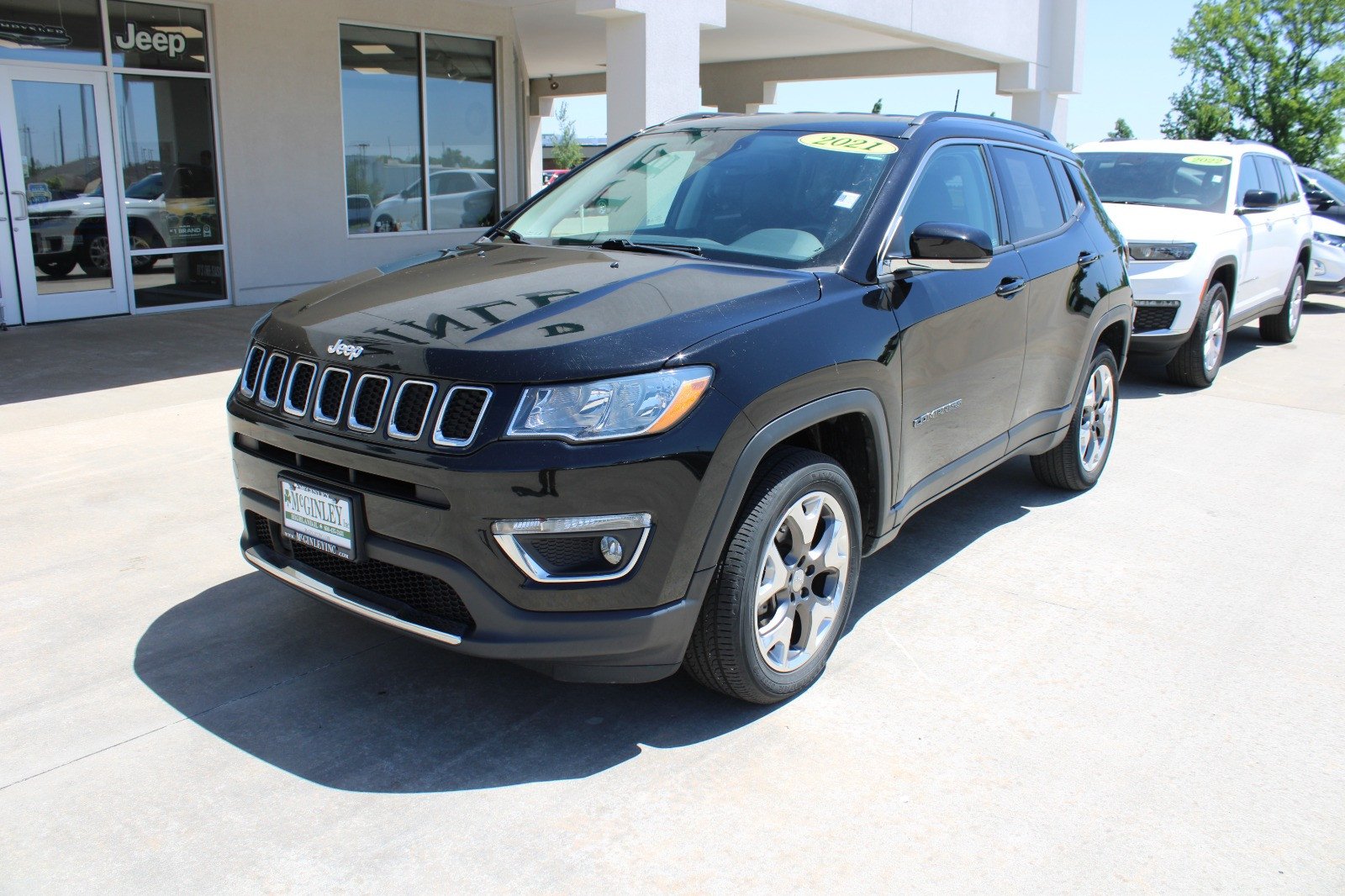 Certified 2021 Jeep Compass Limited with VIN 3C4NJDCB7MT554071 for sale in Highland, IL