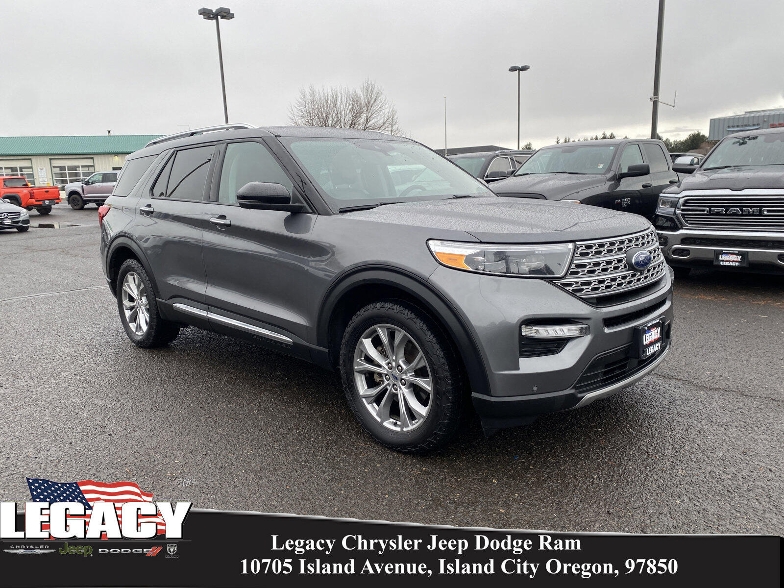 Used 2021 Ford Explorer Limited with VIN 1FMSK8FH5MGA63943 for sale in Island City, OR